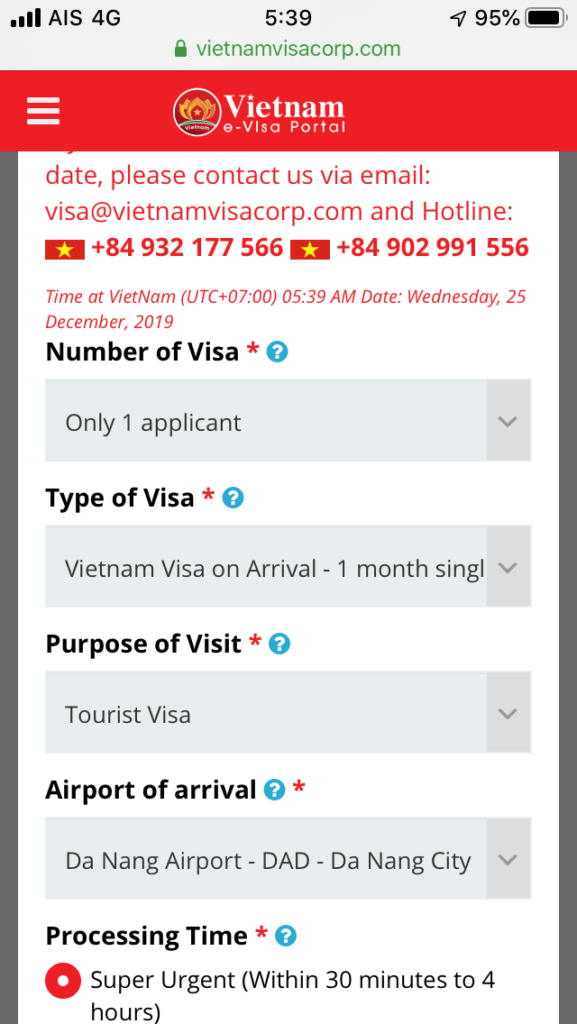 チェンマイ（タイ側）空港チェックイン時に 
